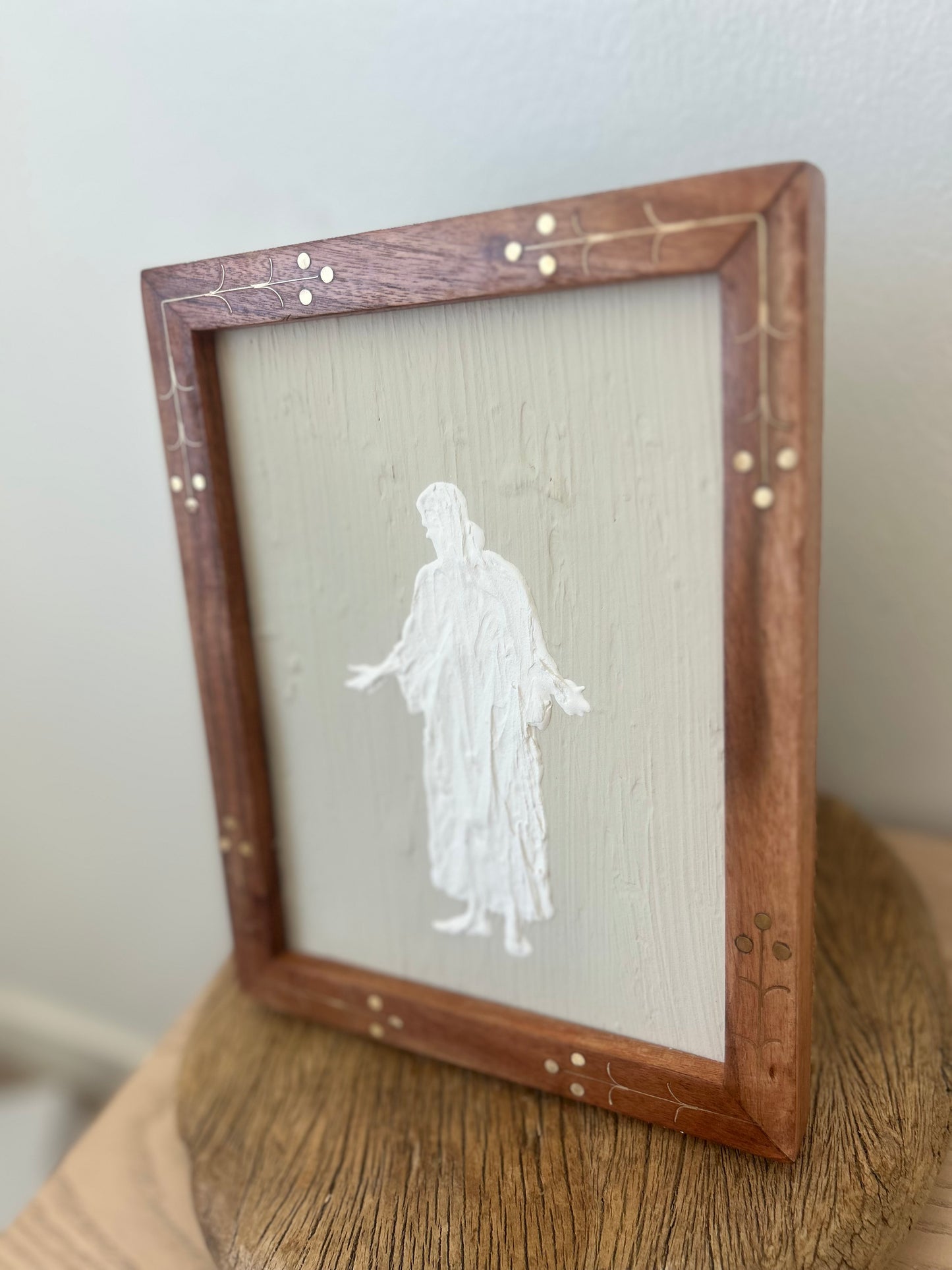 Wooden Gold Detailed Frame