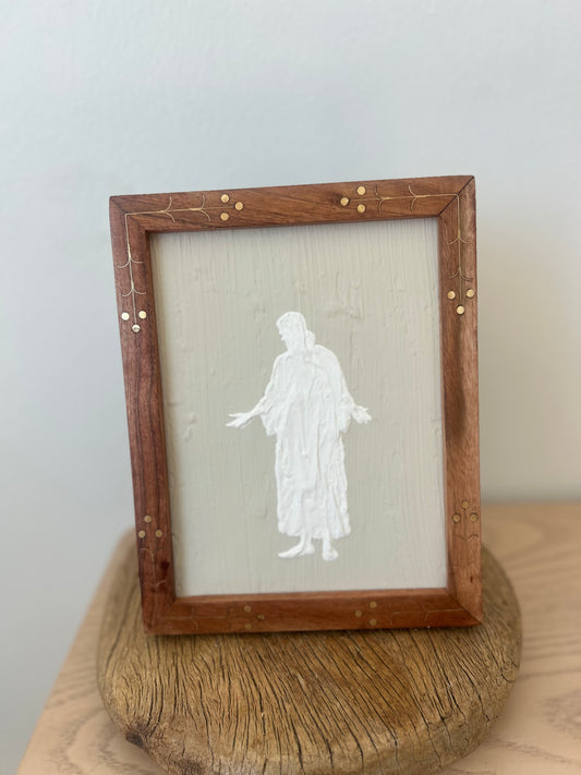 Wooden Gold Detailed Frame